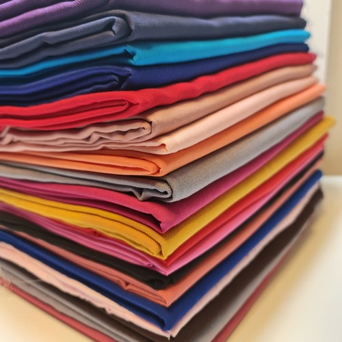 Plain viscose challis - viscose, fabric