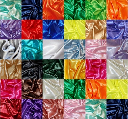 Silky satin dress - dress, craft