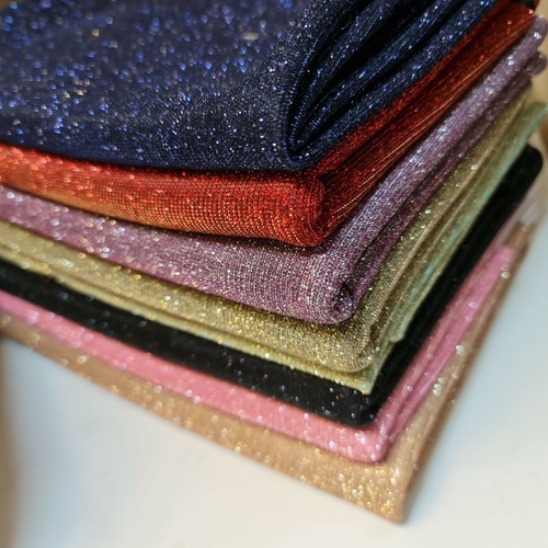 Sparkly glitter stretch - sparkly,