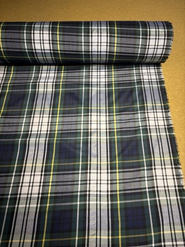 Metres blue green - blue, tartan