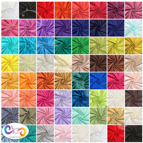 Plain polycotton fabric craft - polycotton,