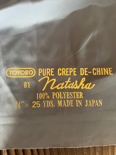 Crepe chine dress - crepe, de