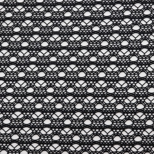 Black crochet stretch - crochet,