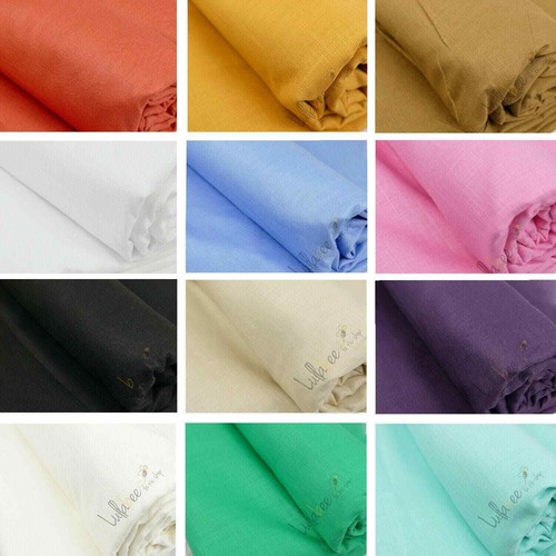 100 natural cotton linen - natural,