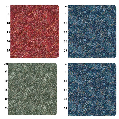 100 cotton poplin - cotton, paisley