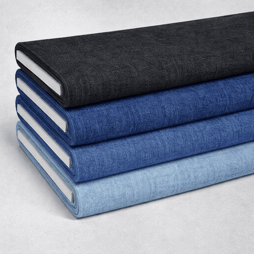 4oz washed denim fabric - denim,