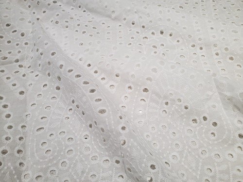 Broderie anglaise cotton - anglaise, on