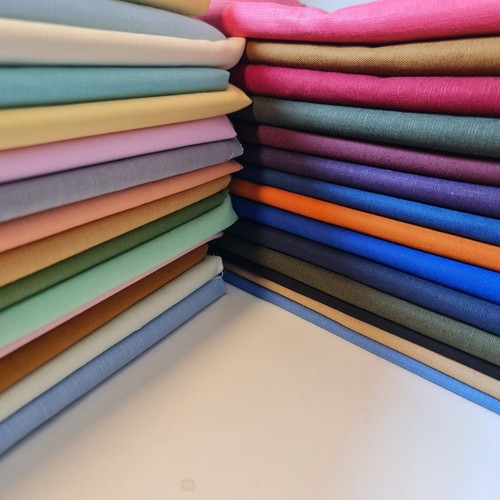 Plain 100 cotton linen fabric - 100%,
