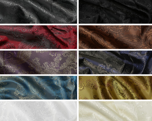 Paisley dress lining - paisley, fabric