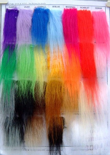 Fur fabric long hair - fur,
