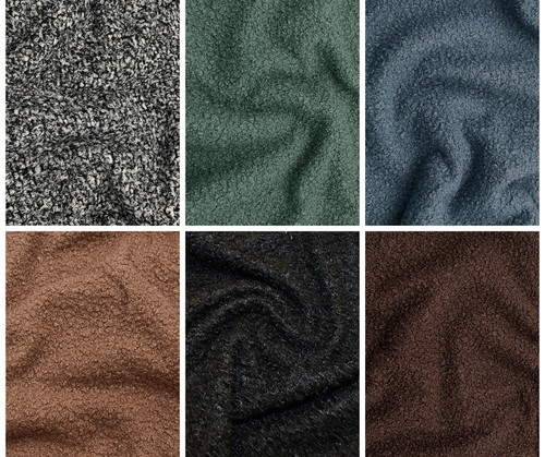 Boucle dress fabric - dress,