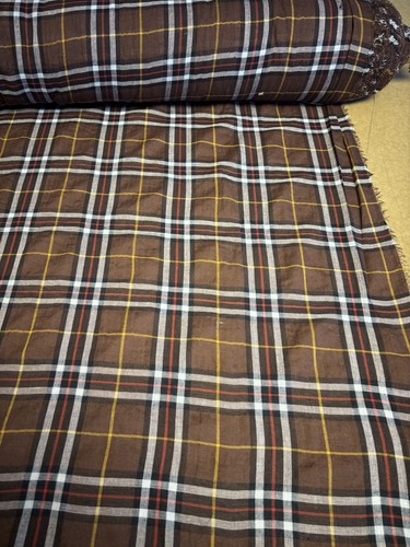 Metres brown check - , (almost