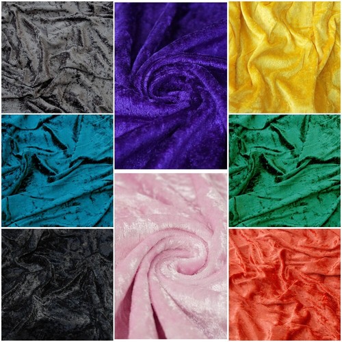 Premium crushed velvet velour - crushed,