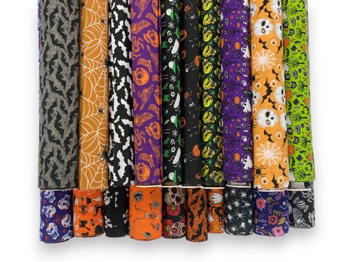 Halloween fabric polycotton - halloween,
