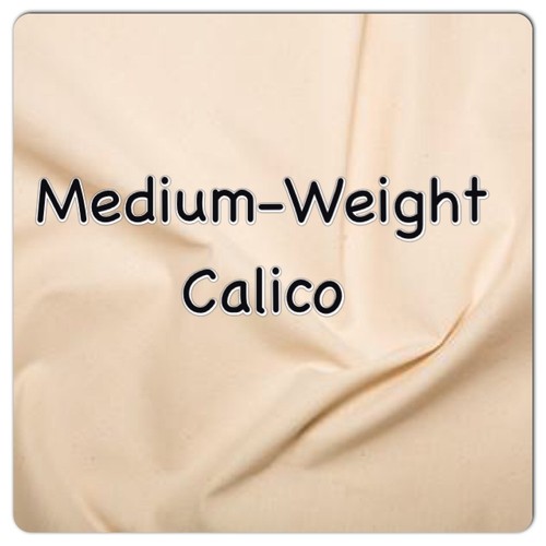 Medium weight calico - calico, 100%