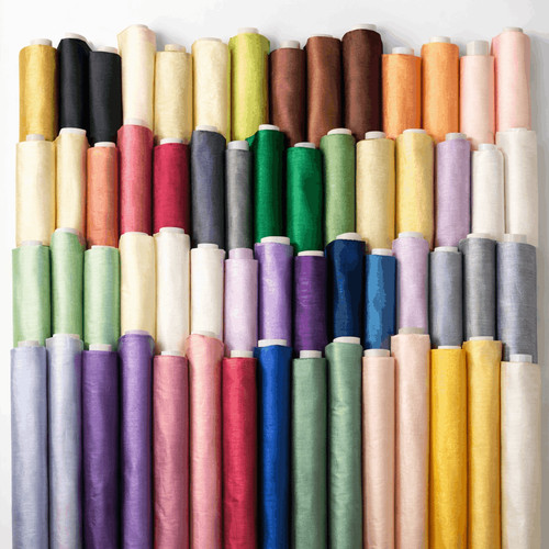Satin backed shantung dupion - backed,