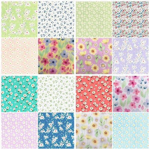 Printed poly cotton fabrics - cotton,