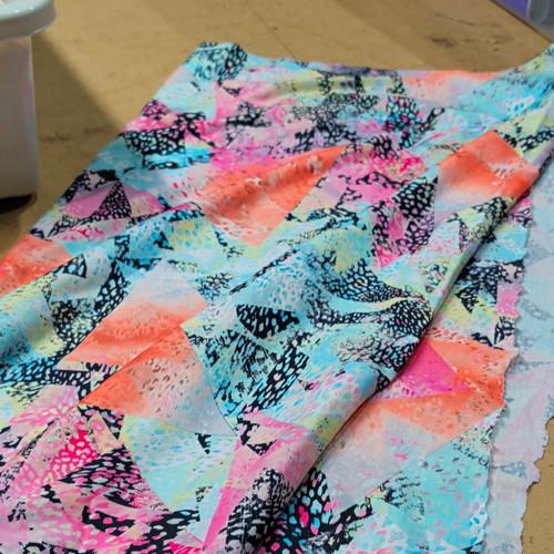 Multicolour printed geometric - printed,