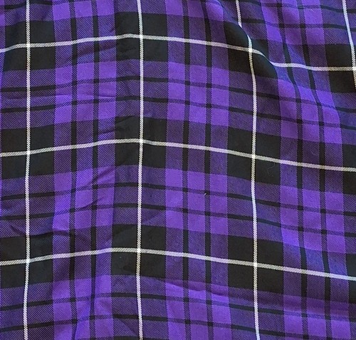 Purple tartan fabric material - tartan,