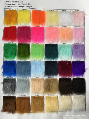 Fur fabric short pile for - fur,