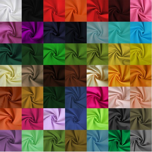 Plain polycotton fabric - polycotton,