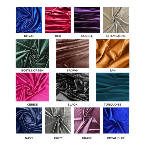 Stretch velvet fabric - stretch,