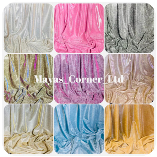 Sparkly glitter stretch - sparkly,