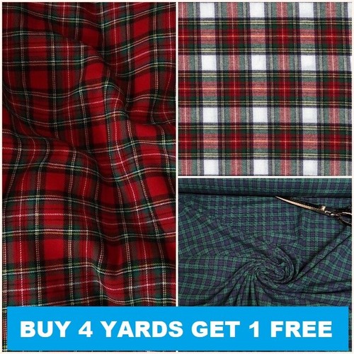 Premium brushed tartan woven - premium,