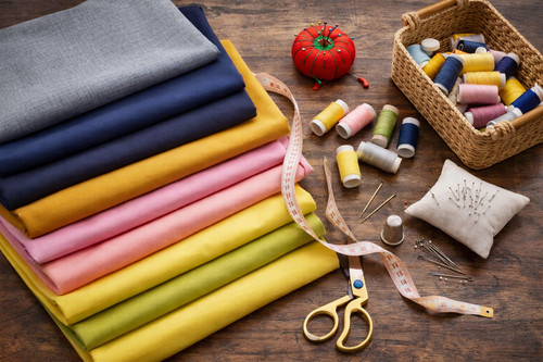 Clearance plain cotton - cotton, blend