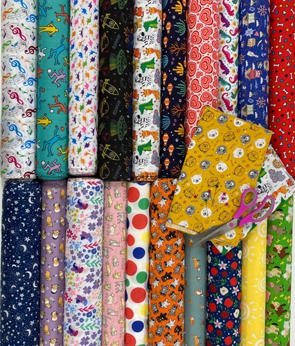 Patterned polycotton fabric - polycotton,